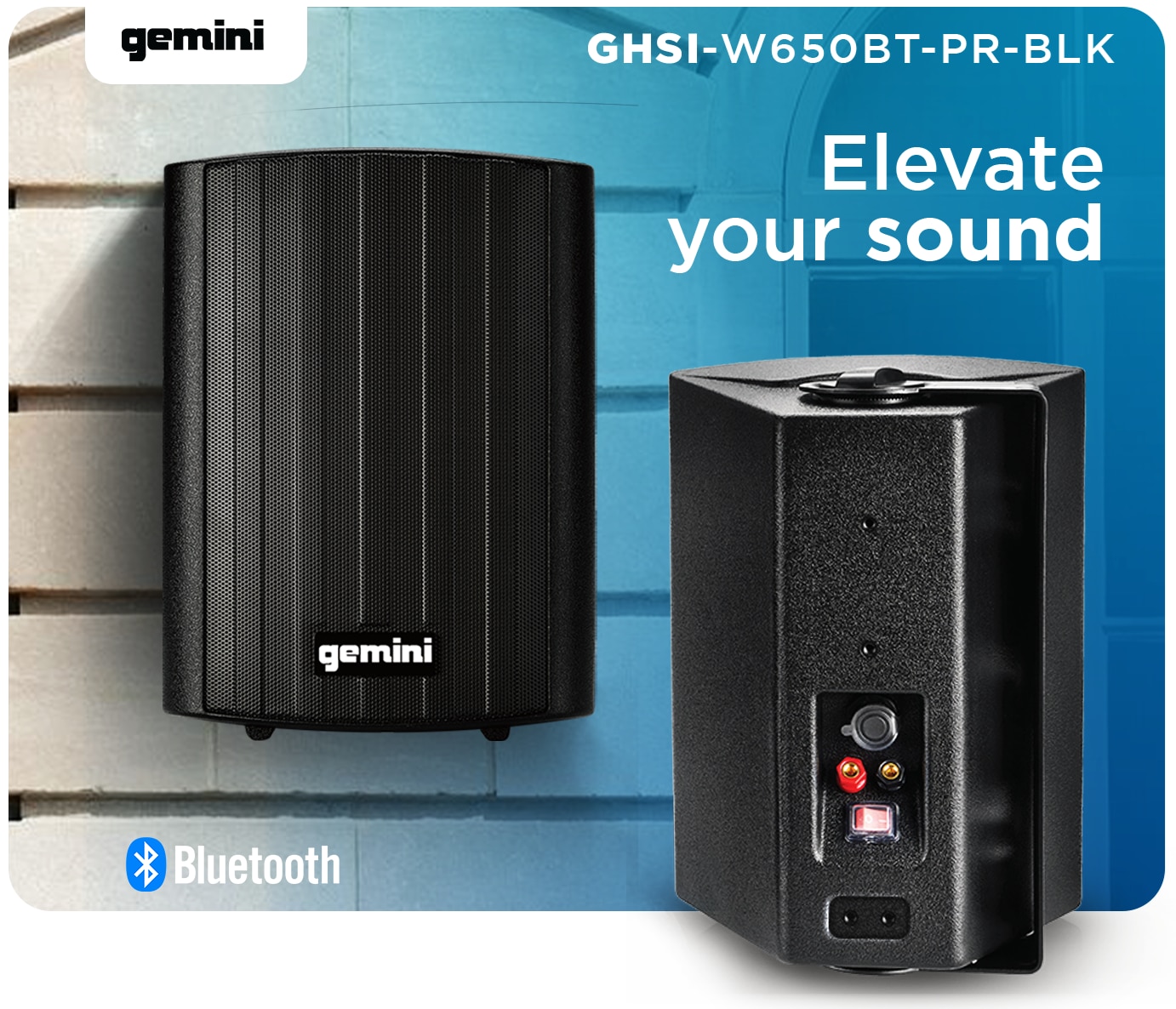 Gemini GHSI-W650BT-PR-BLK 6.5